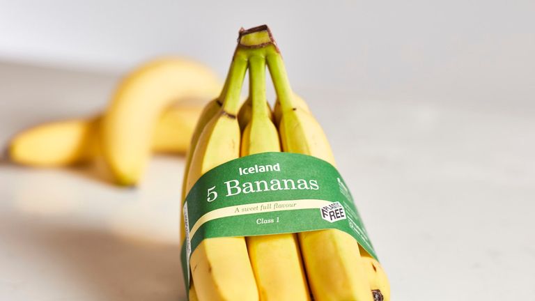 Iceland&#39;s pre-packaged bananas will no longer be wrapped in plastic