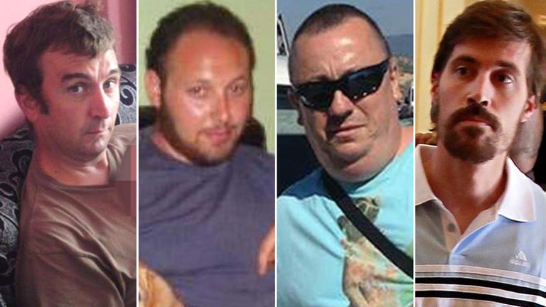 Victims are David Haines, Steve Sotloff, Alan Henning and James Foley