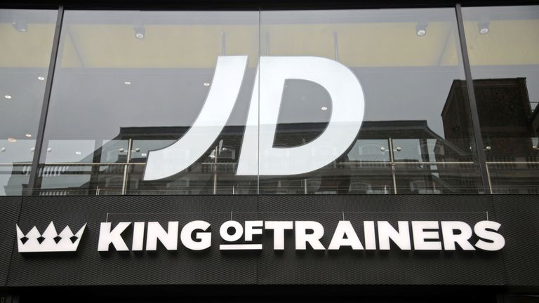 A branch of JD Sports on Oxford Street, central London