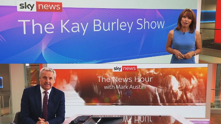 Kay Burley and Mark Austin launch new programmes on Monday