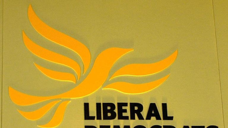 Undated file photo of the logo for the Liberal Democrats. The political party broke privacy rules by using automated phone calls to voters and have been ordered to stop using them or face prosecution, the Information Commissioner&#39;s Office said today.
