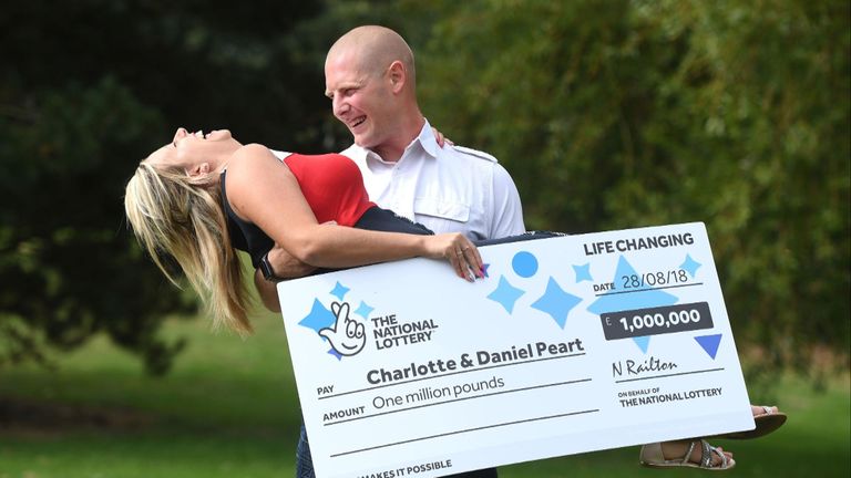 Women pranks husband of lottery win but wins real lottery three weeks later.