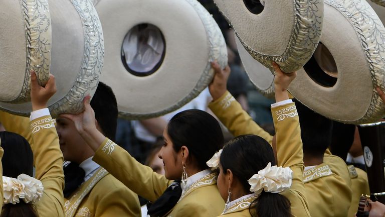 The gunmen were dressed like mariachi musicians. File pic