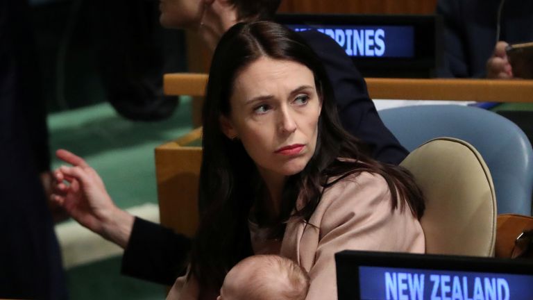 New Zealand Prime Minister Jacinda Ardern arrives speaks at the Nelson Mandela Peace Summit during the 73rd United Nations General Assembly in New York, U.S., September 24, 2018. REUTERS/Lucas Jackson
