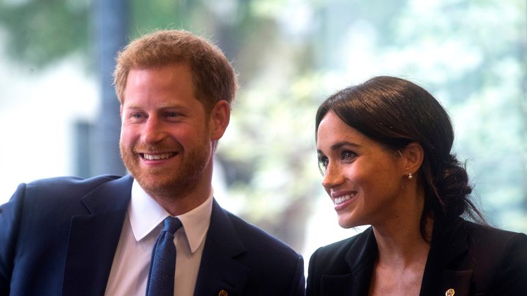 Meghan reveals her 'something blue' was from first date with Harry | UK ...