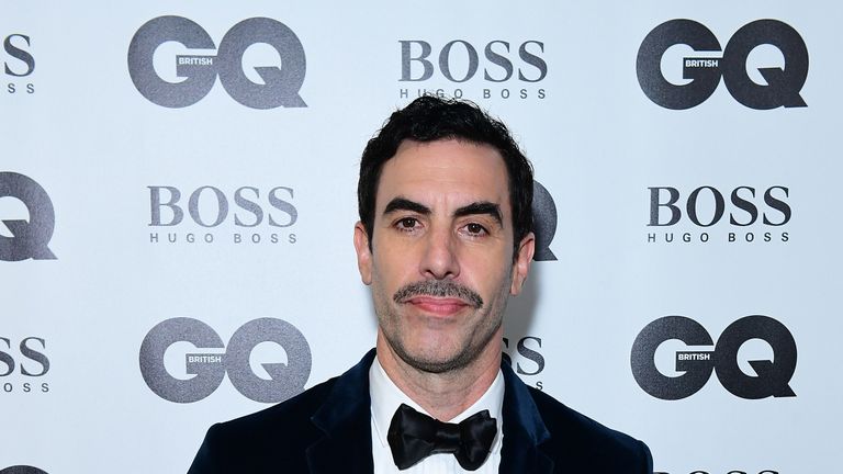 Cohen was in London to accept a GQ prize on Wednesday
