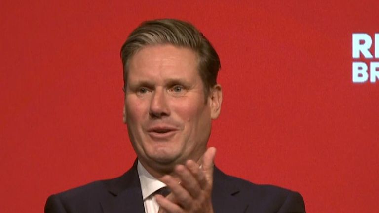 Sir Keir Starmer delivers a well-received speech at the Labour conference