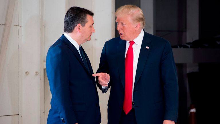 Donald Trump has backed Ted Cruz but it hasn&#39;t always been that way