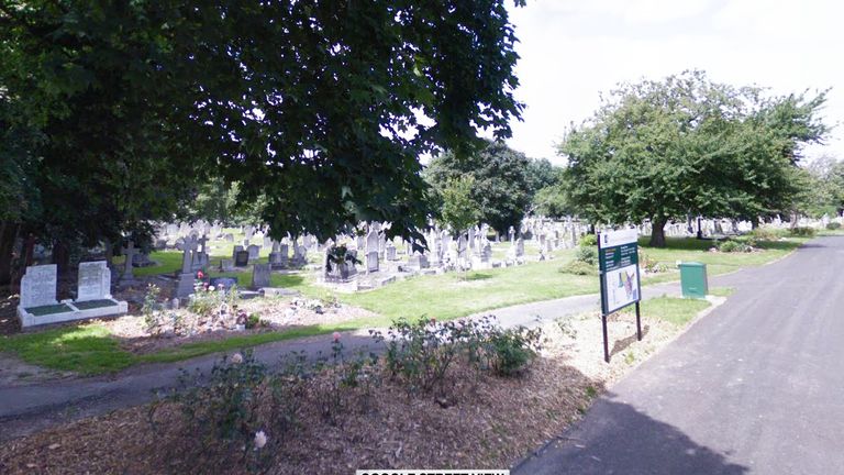 Man dies in London's Tottenham Cemetery after shooting | UK News | Sky News