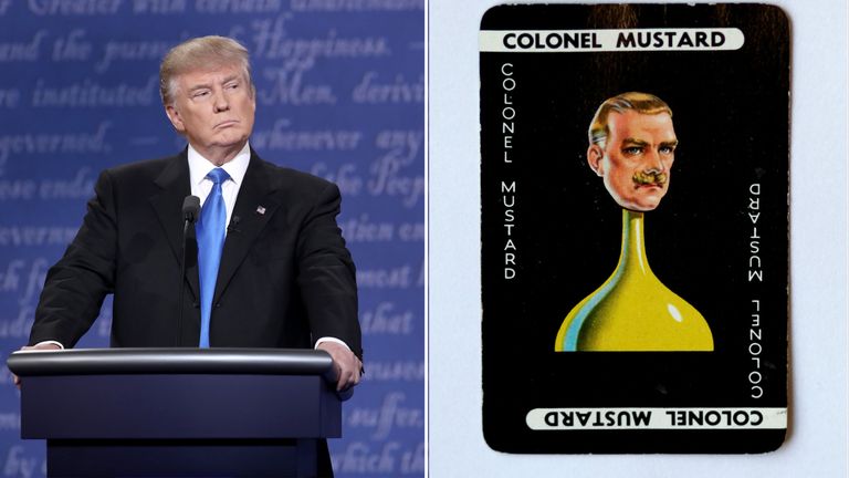 Donald Trump will be extremely keen to identify his own Colonel Mustard