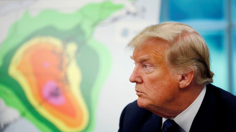 Donald Trump says the White House is &#39;totally prepared&#39; to provide aid when Florence hits
