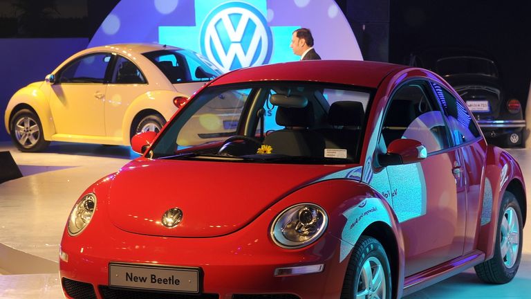 The Beetle was given a modern revamp in the 1990s 