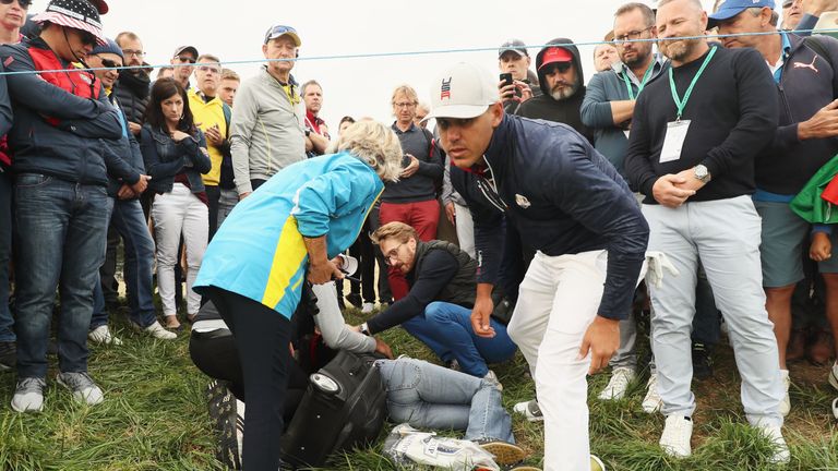 Spectator struck at Ryder Cup loses sight in eye Spectator struck at Ryder Cup loses sight in eye