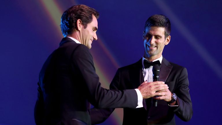Djokovic hits Federer, pair lose in doubles at Laver Cup