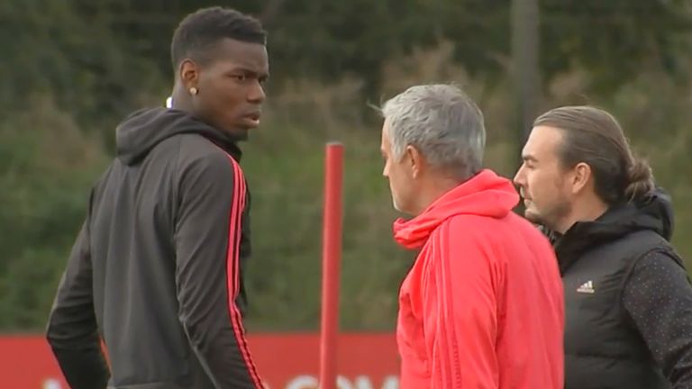 Flashback: Jose, Pogba's frosty greeting | Video | Watch TV Show | Sky