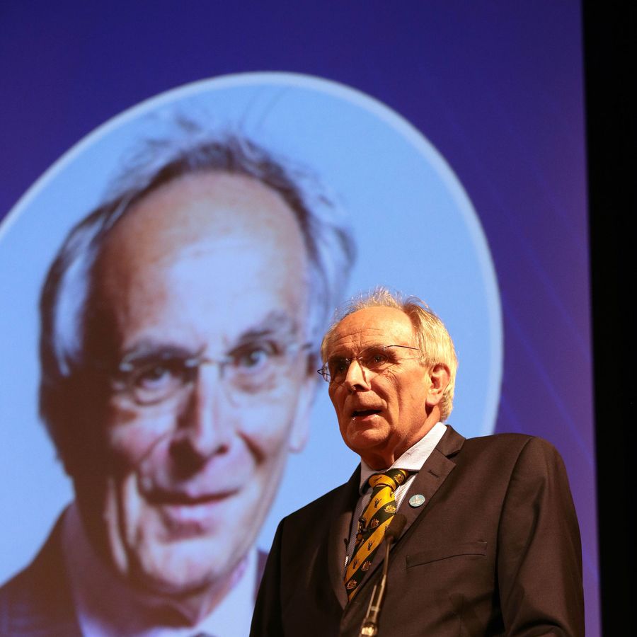 Peter Bone speaking at the Leave Means Leave Rally at the National Confernce Centre in Solihull as the Conservative Party annual conference, gets underway in Birmingham. PRESS ASSOCIATION Photo. Picture date: Sunday September 30, 2018. Photo credit should read: Aaron Chown/PA Wire