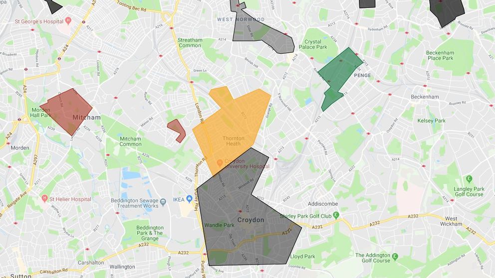 London map 'shows territories of dozens of gangs' | The Televisor