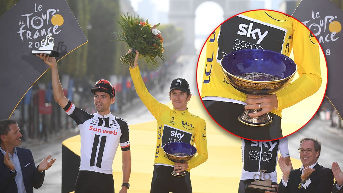 Thomas' Tour de France trophy stolen Thomas' Tour de France trophy stolen