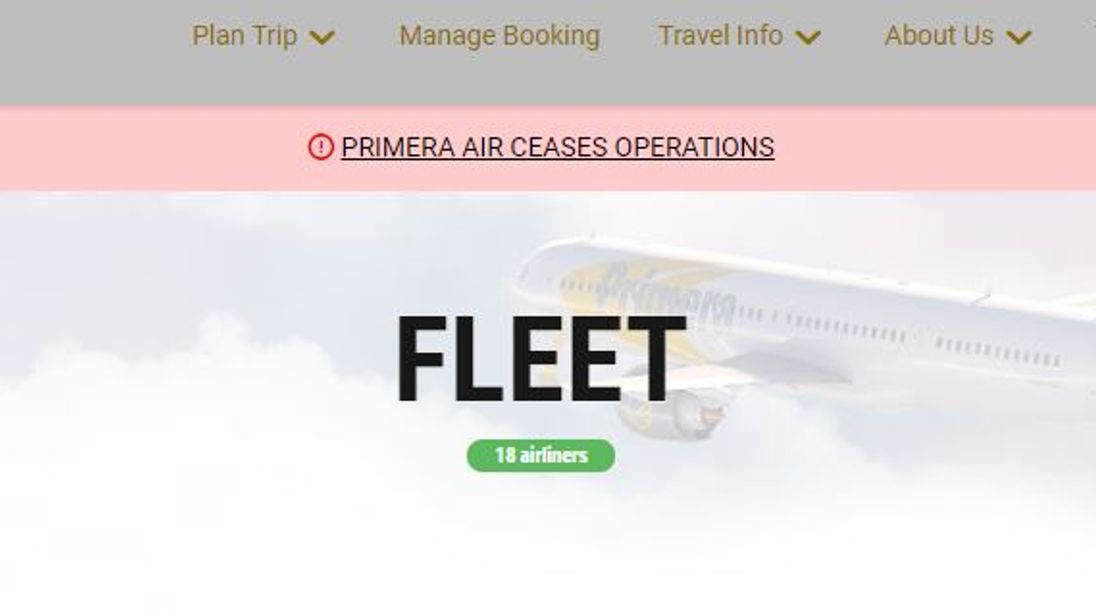 European budget airline Primera Air ceases operations European budget airline Primera Air ceases operations