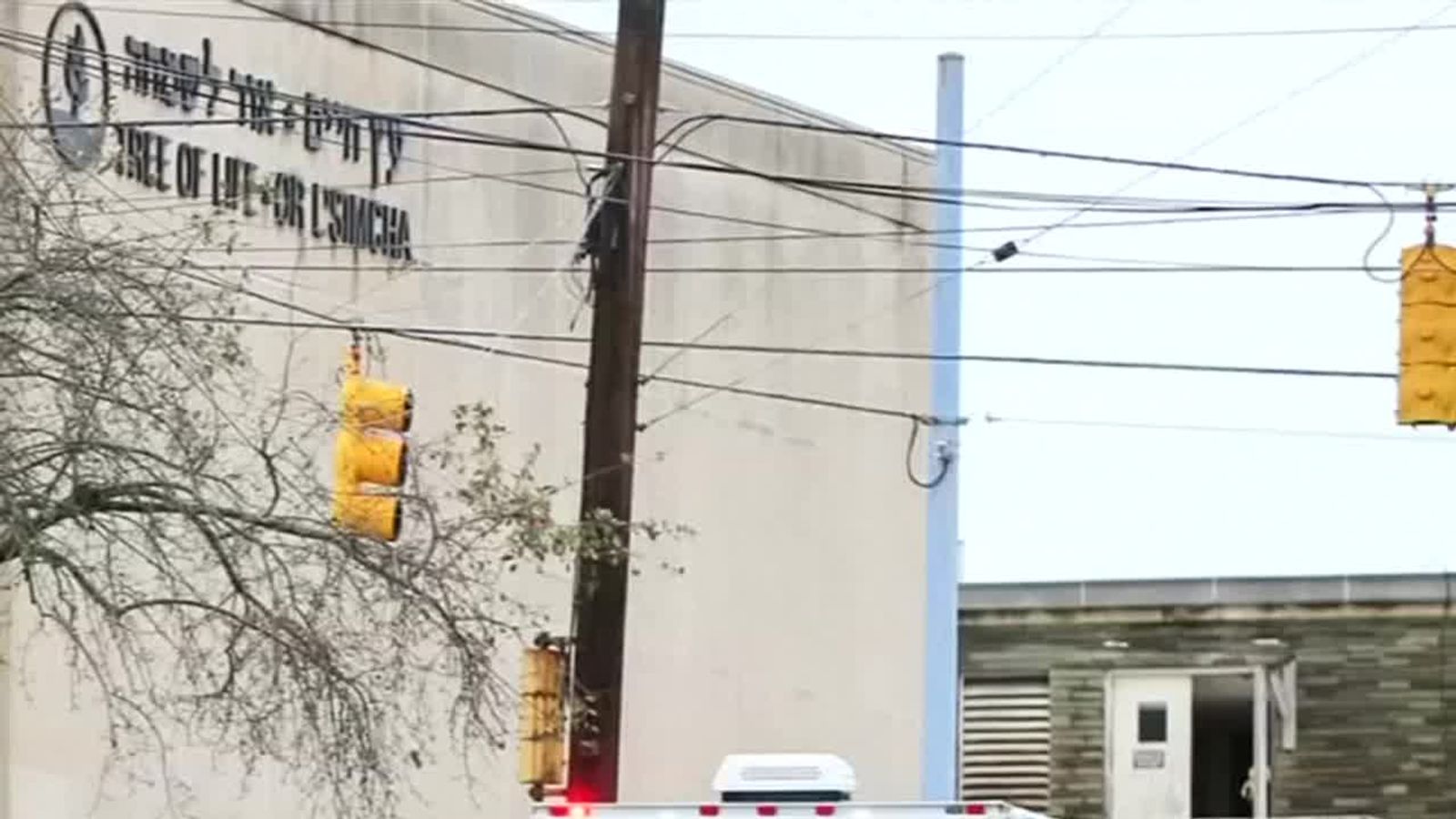 Shots Fired Moment Police Find Synagogue Gunman News Uk Video News