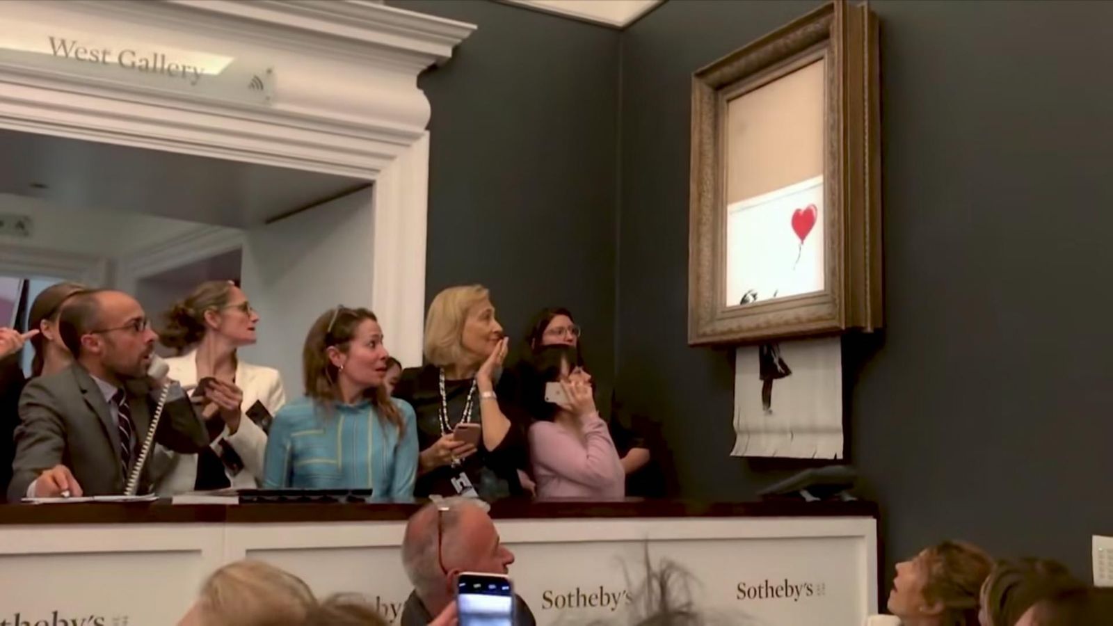 Banksy reveals he meant to shred entire £1m Girl With Balloon painting