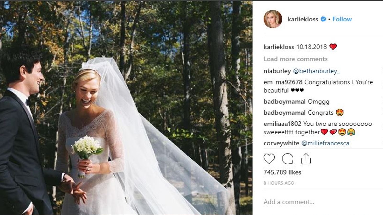 Supermodel Karlie Kloss weds Joshua Kushner, brother of Donald Trump's son-in-law ...