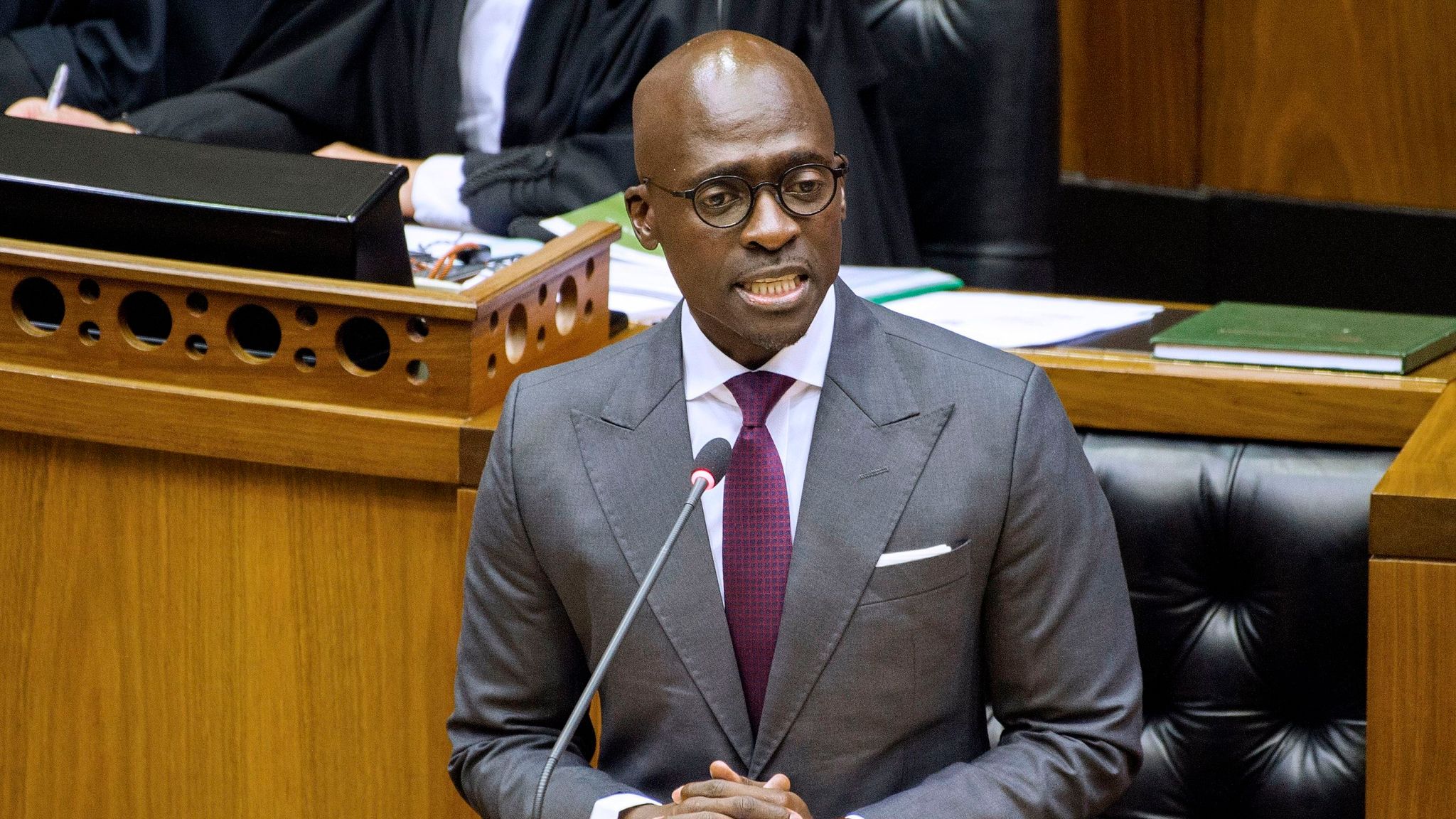 South African minister Malusi Gigaba Sex tape used to blackmail me World News Sky News picture