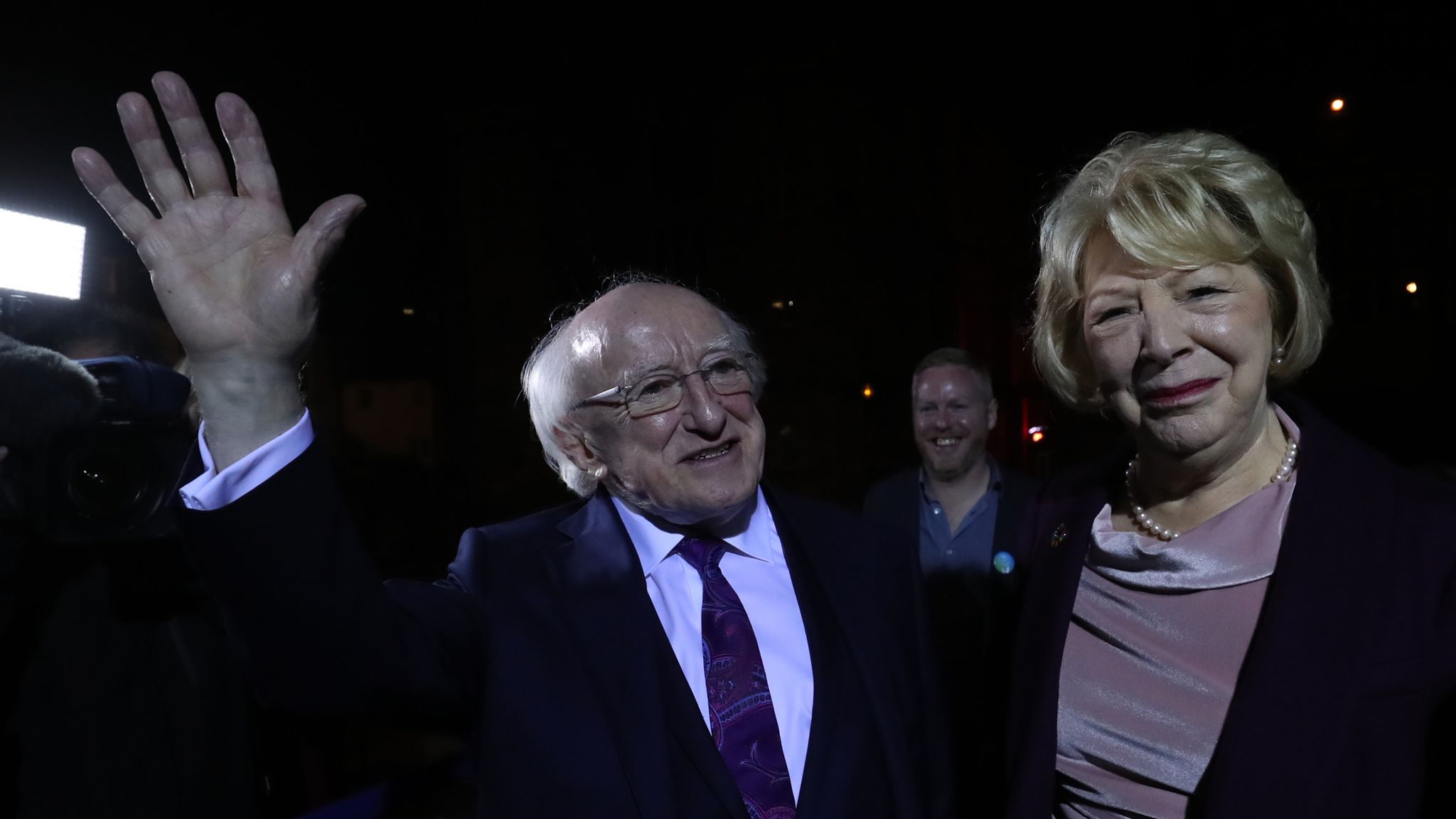 Michael D Higgins Wins Irish Presidency By Landslide World News Sky