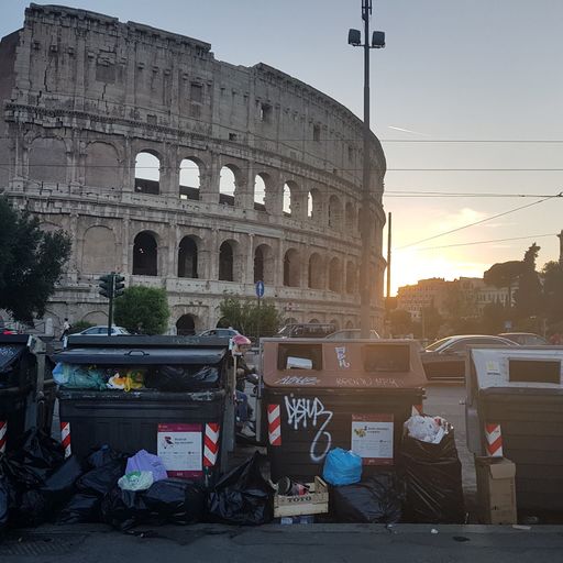 Rome in ruins