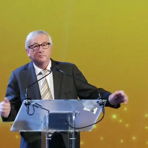 Jean-Claude Juncker denies mocking Theresa May with own dance
