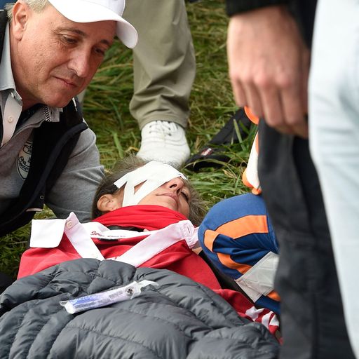 Spectator hit by golf ball at Ryder Cup loses sight in one eye and will sue