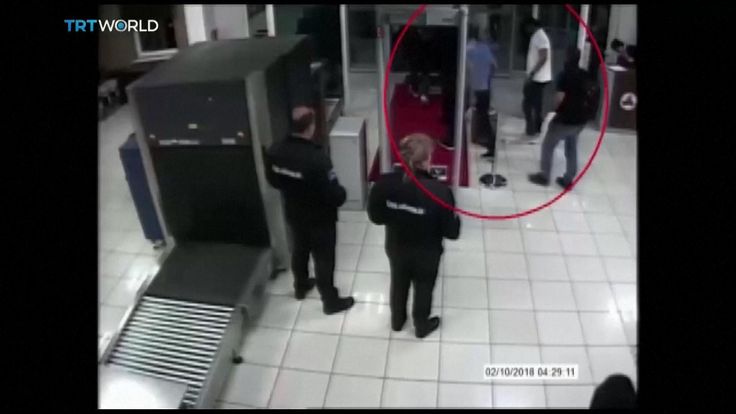 Saudis linked to Jamal Khashoggi disappearance passing through security checkpoint at Istanbul airport