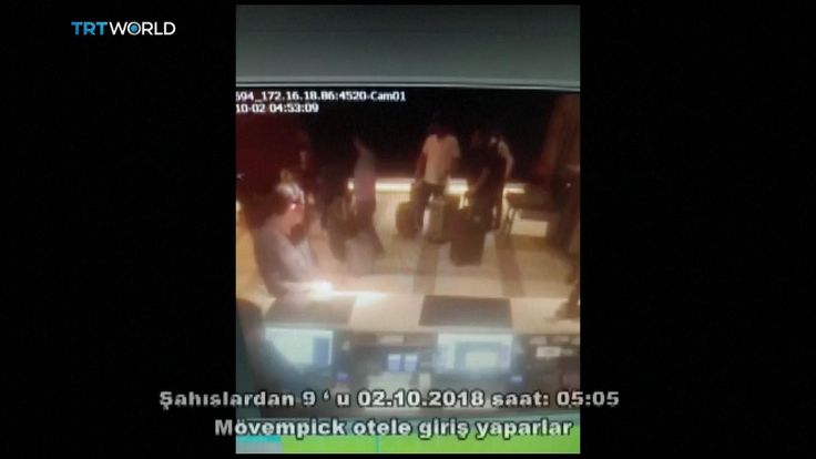 Saudis linked to Jamal Khashoggi's disappearance at hotel lobby