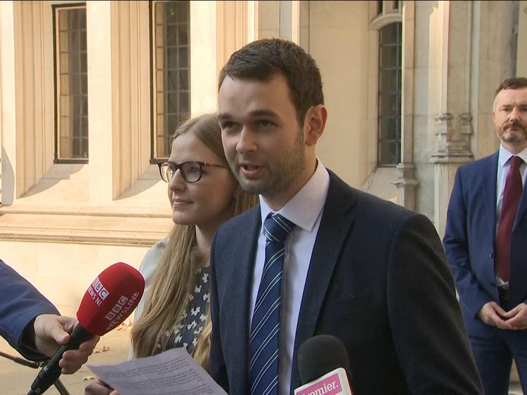 Daniel McArthur spoke after the Supreme Court ruled in his favour