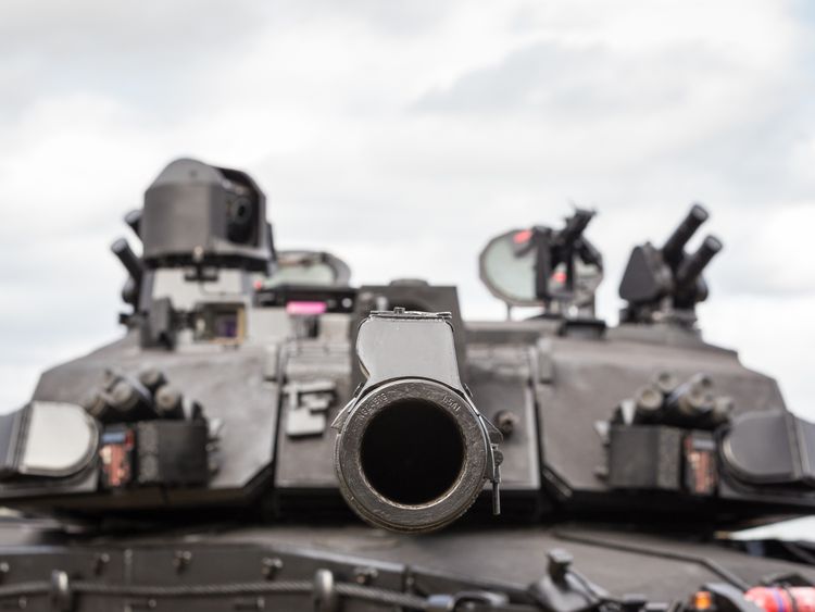 The tanks will be able to automatically launch a counter-explosive at incoming anti-tank missiles. Pic: BAE Systems