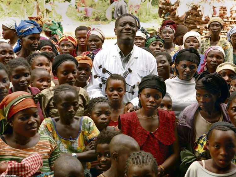 Denis Mukwege has dedicated his life to defending victims of sexual violence in Congo. Pic: Nobel Prize