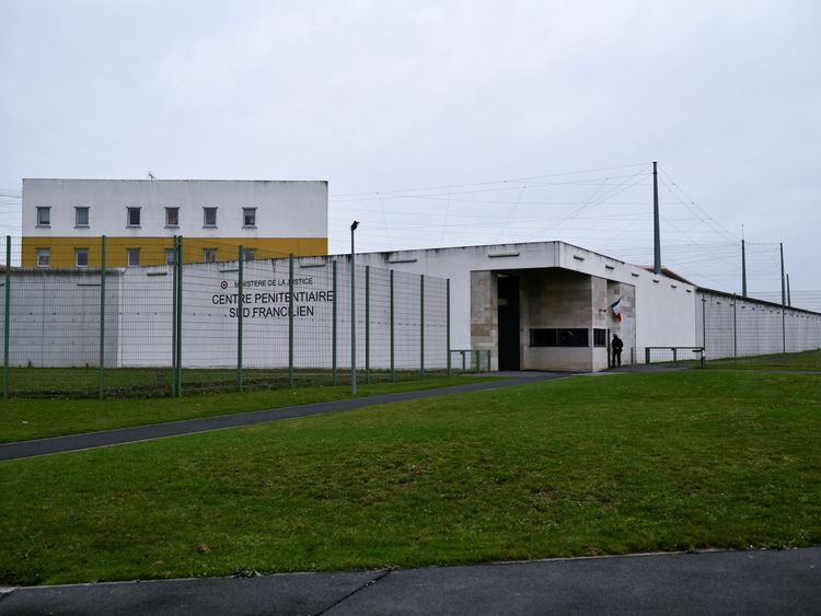The Reau-Sud Francilien prison is seen on December 7, 2017 in Reau, prior to a march of Basque members of the 'Artisans de la paix' (peacemakers) movement, to protest against the status of Basque detainees. (Photo by Philippe LOPEZ / AFP) (Photo credit should read PHILIPPE LOPEZ/AFP/Getty Images)