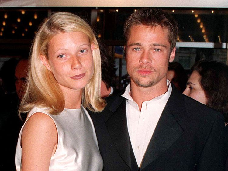 Gwyneth Paltrow and Brad Pitt in 1996 reissued after magazine interview in which she discusses Harvey Weinstein allegations