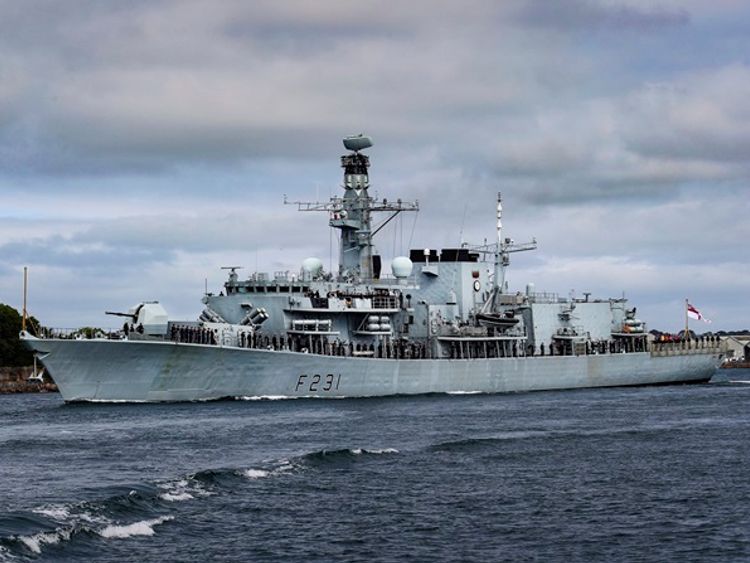 The HMS Argyll is going to Indonesia to help. Pic: Royal Navy
