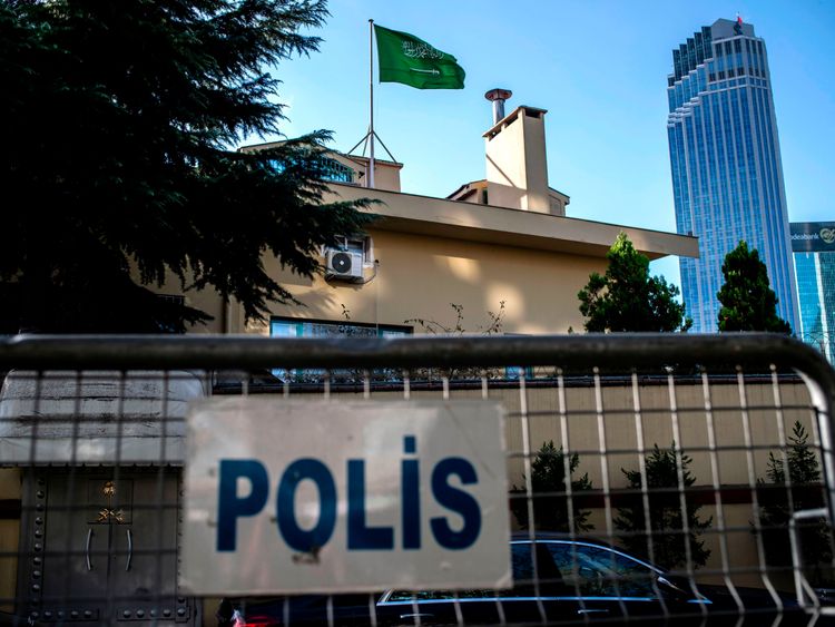 Saudi consulate in Istanbul