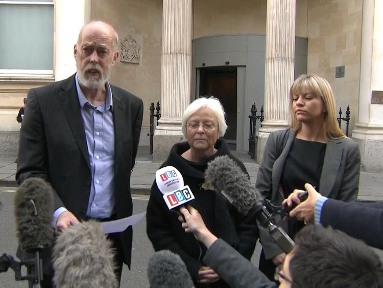 Ken Orchard said he would continue to fight for justice for his son