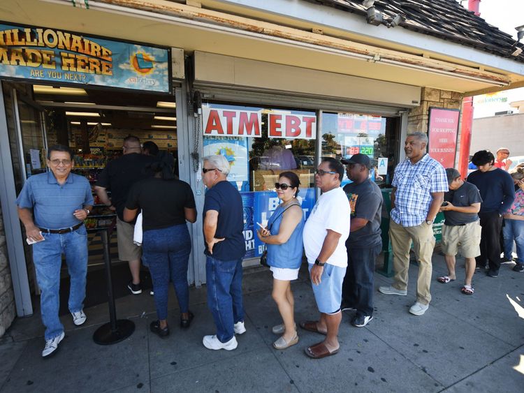 Lottery fever has gripped the USA as the jackpot has climbed