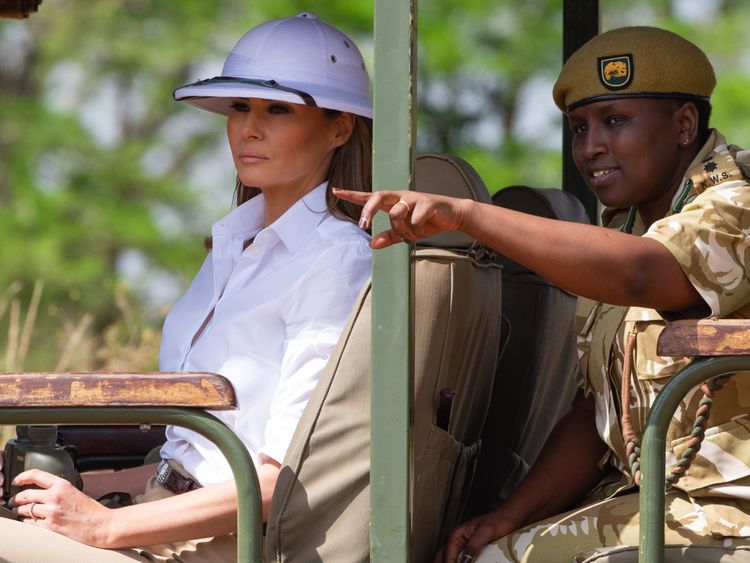 Melania Trump was likened to a colonial administrator