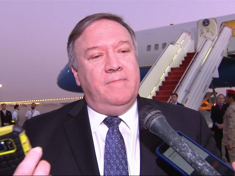 Mike Pompeo said the Saudis had promised a thorough investigation