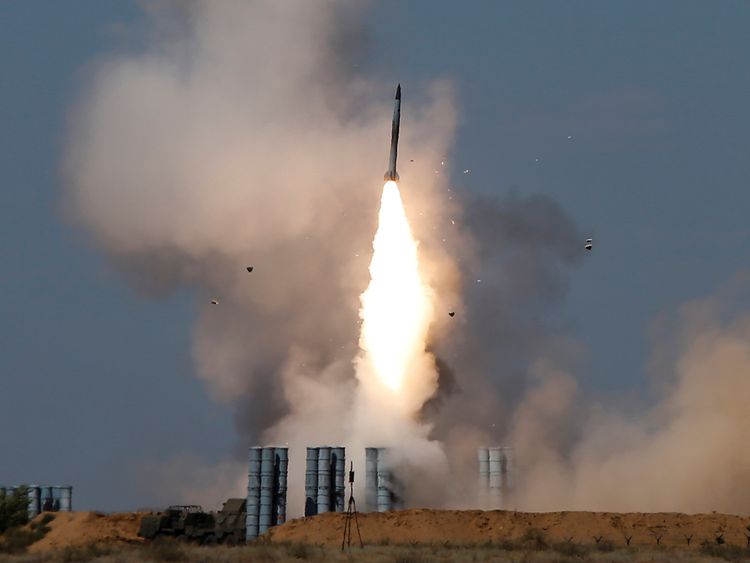  a missile during the Keys to the Sky competition at the International Army Games 2017 at the Ashuluk shooting range outside Astrakhan, Russia