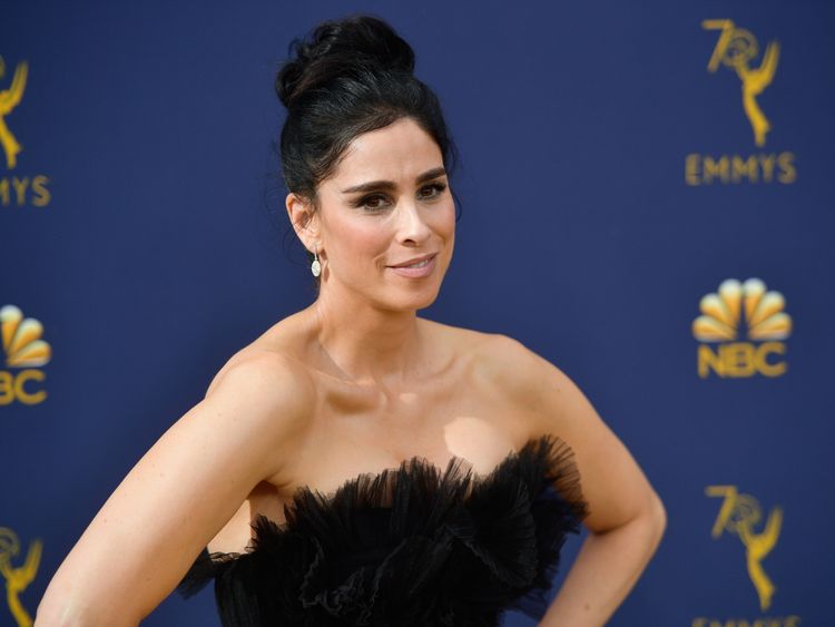 Sarah Silverman attends the 70th Emmy Awards at Microsoft Theater on September 17, 2018 in Los Angeles, California
