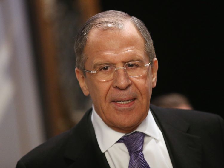 Sergey Lavrov says the visit was a &#39;routine&#39; trip