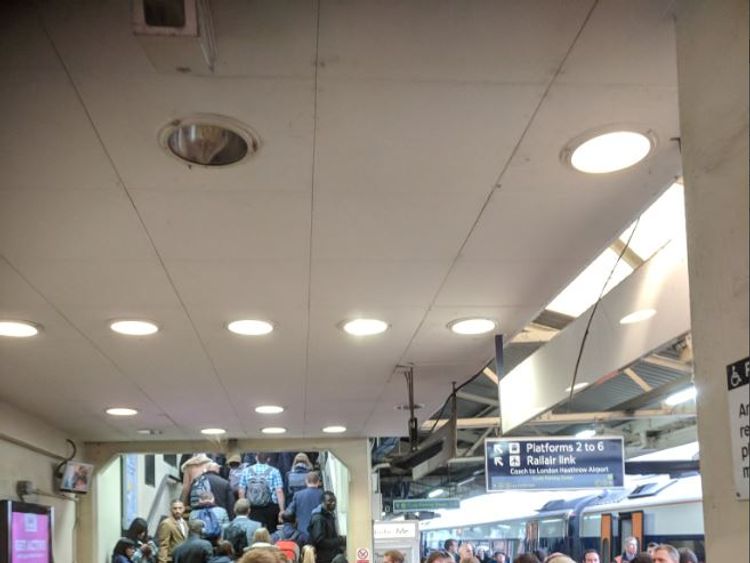 Passengers experienced delays at Woking station after the signal failure 
