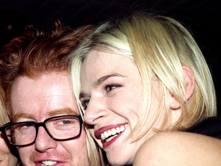 File photo dated 1/12/1996 of DJ Zoe Ball (right) and Chris Evans who she will be replacing on BBC Radio 2 breakfast