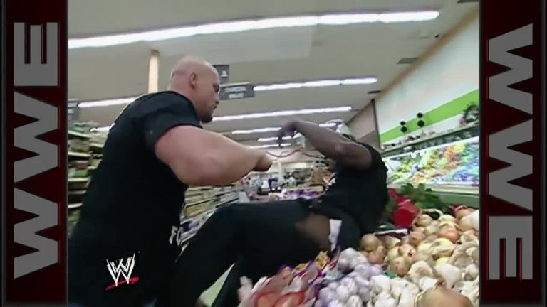 Austin Booker T s supermarket fight Video Watch TV Show Sky Sports